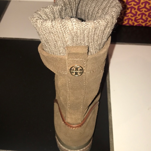 Tory Burch Carmel Suede Bootie - Picture 5 of 6